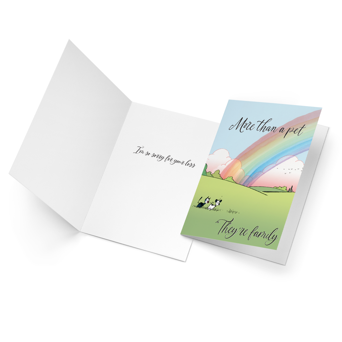 'They're Family' Pet Sympathy Card