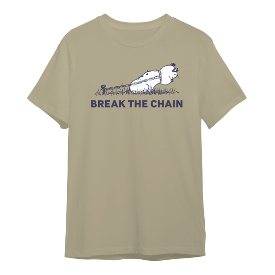 'Break the Chain' Taupe Tee