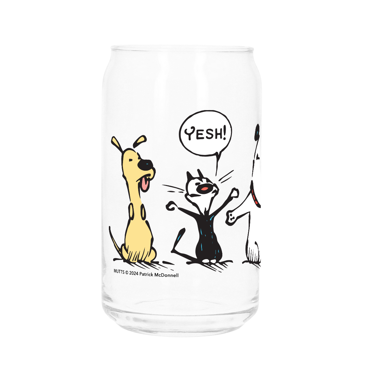 'The MUTTS Crew' Decorative Glass