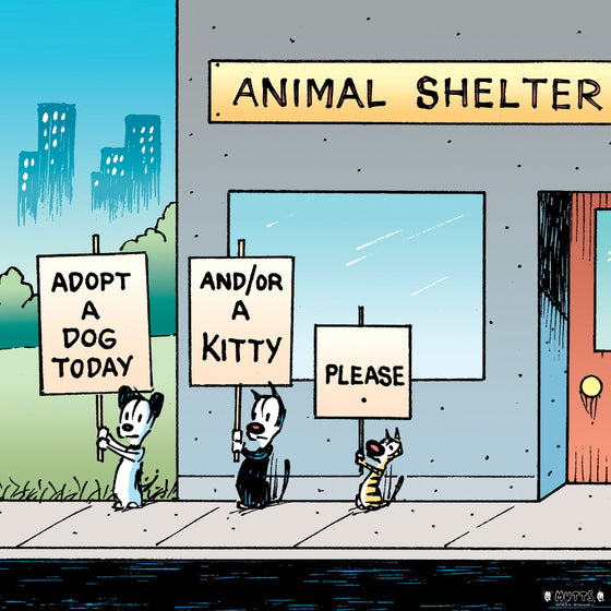 'Adopt Today, Please' Print