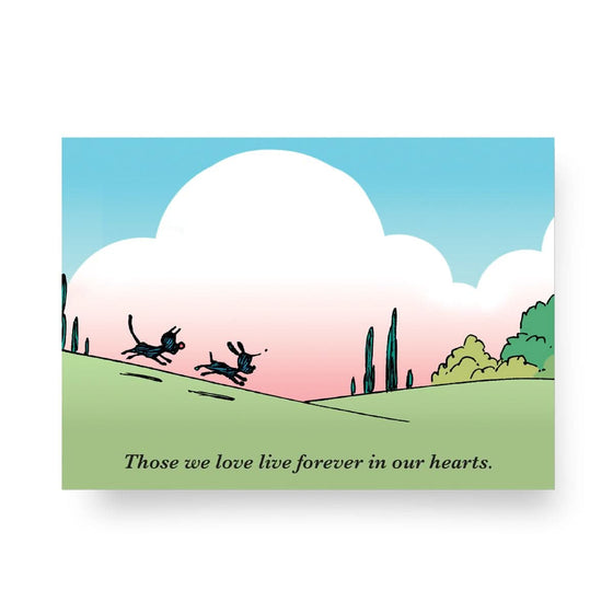 'Forever In Our Hearts' Memorial Greeting Card